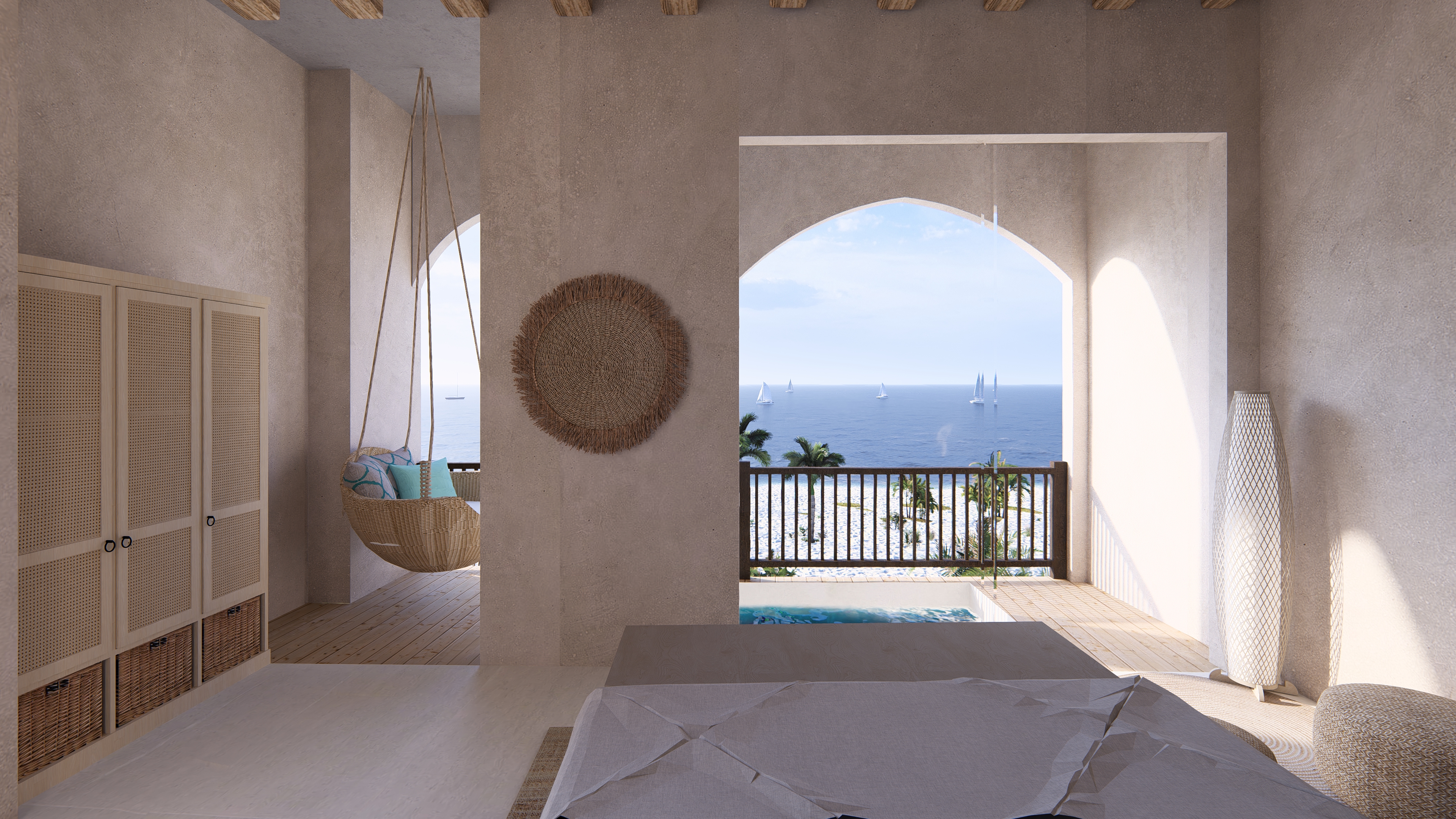 Pool Suite - Morning Serenity