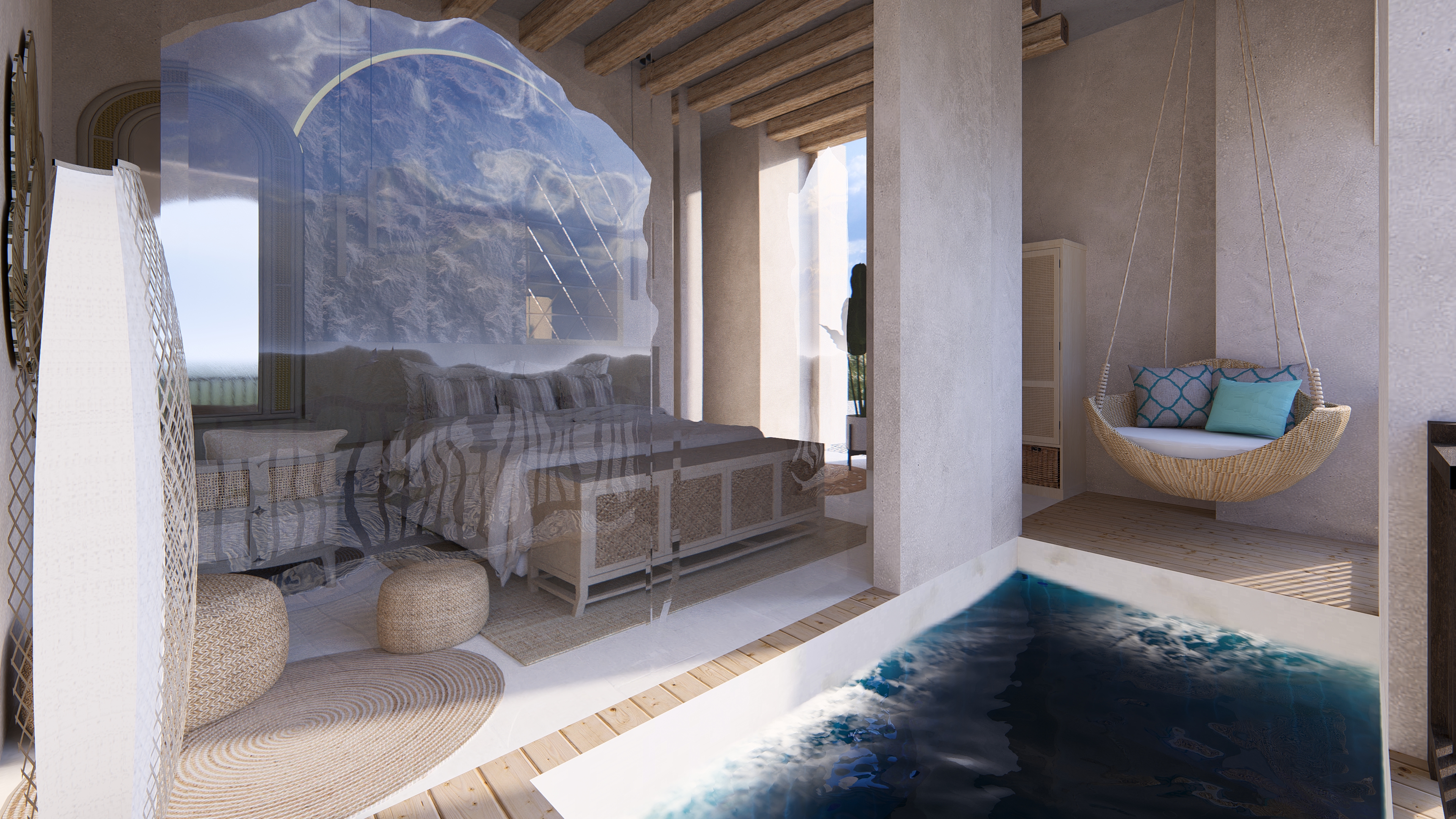 Pool Suite - Designer Interiors